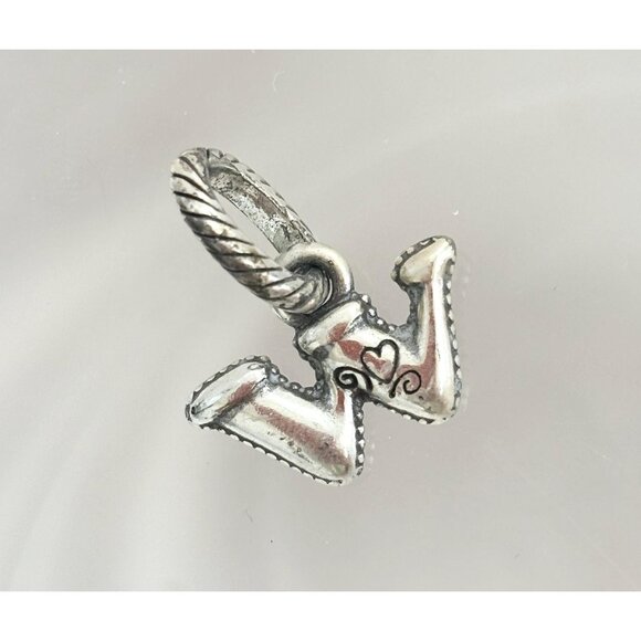Brighton Jewelry - Vintage Brighton Lower Case W Letter Charm | Pendant For a Necklace